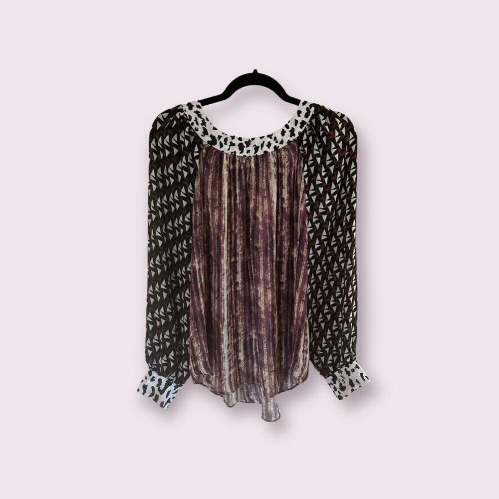 Duro Olowu for JCP, 2012, Bold Print Flowing Tunic Top - Size M